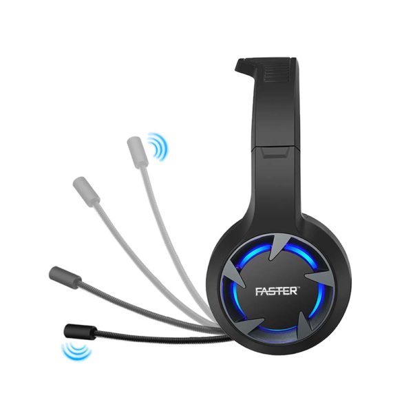 Faster Blubolt BG-100 Gaming Headset/Headphones | Noise Cancelling Microphone