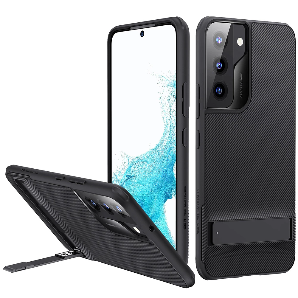 ESR Air Shield Boost Cover with Kickstand for Samsung Galaxy S22 | Black