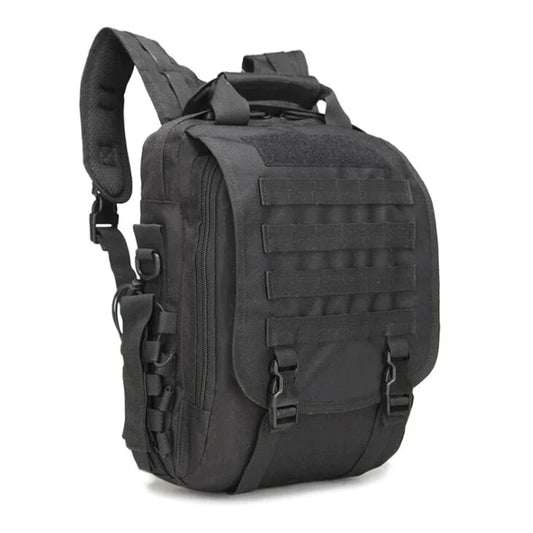 3 in 1 Outdoor Tactical Messenger Backpack | Military Bag | Black | Free Shipping