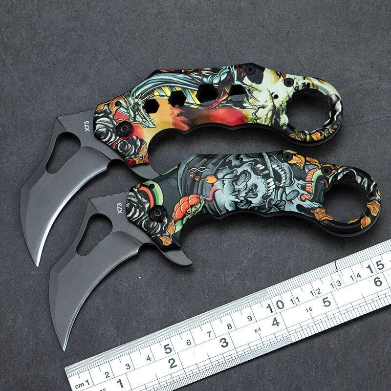 Folding Karambit Knife - DERESPINA X73
