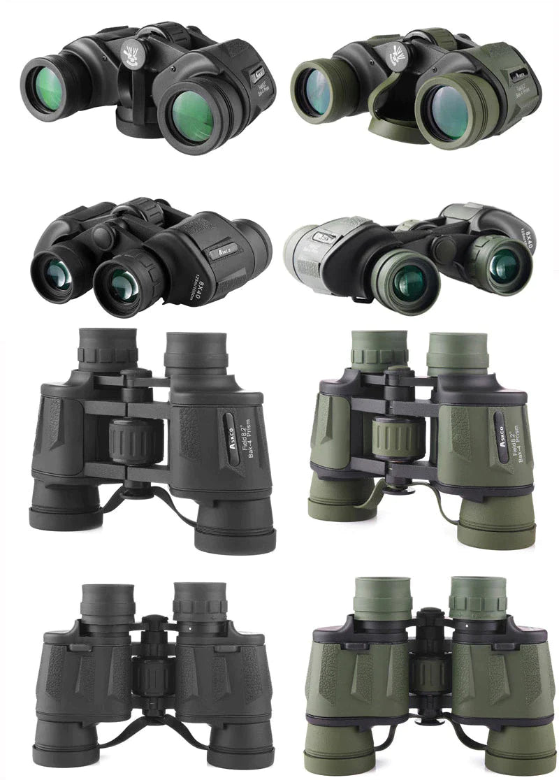 8x40 High Quality Branded Binoculars - Black