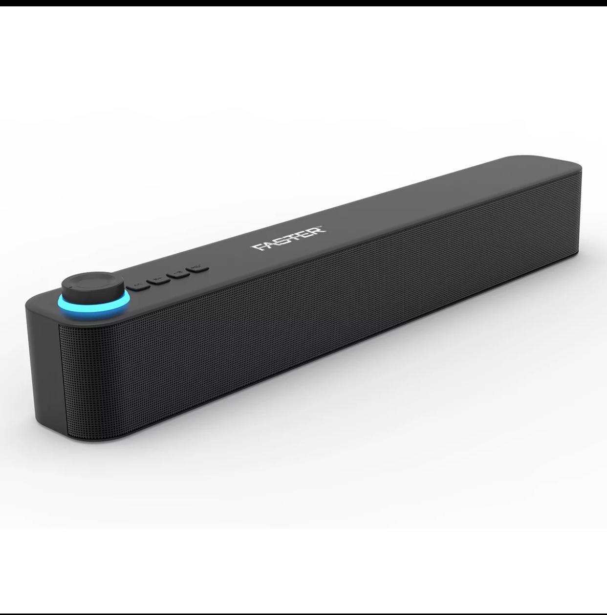 Faster SOUNDBAR 12W Rechargeable BT Speaker | 6Wx2 | Z5