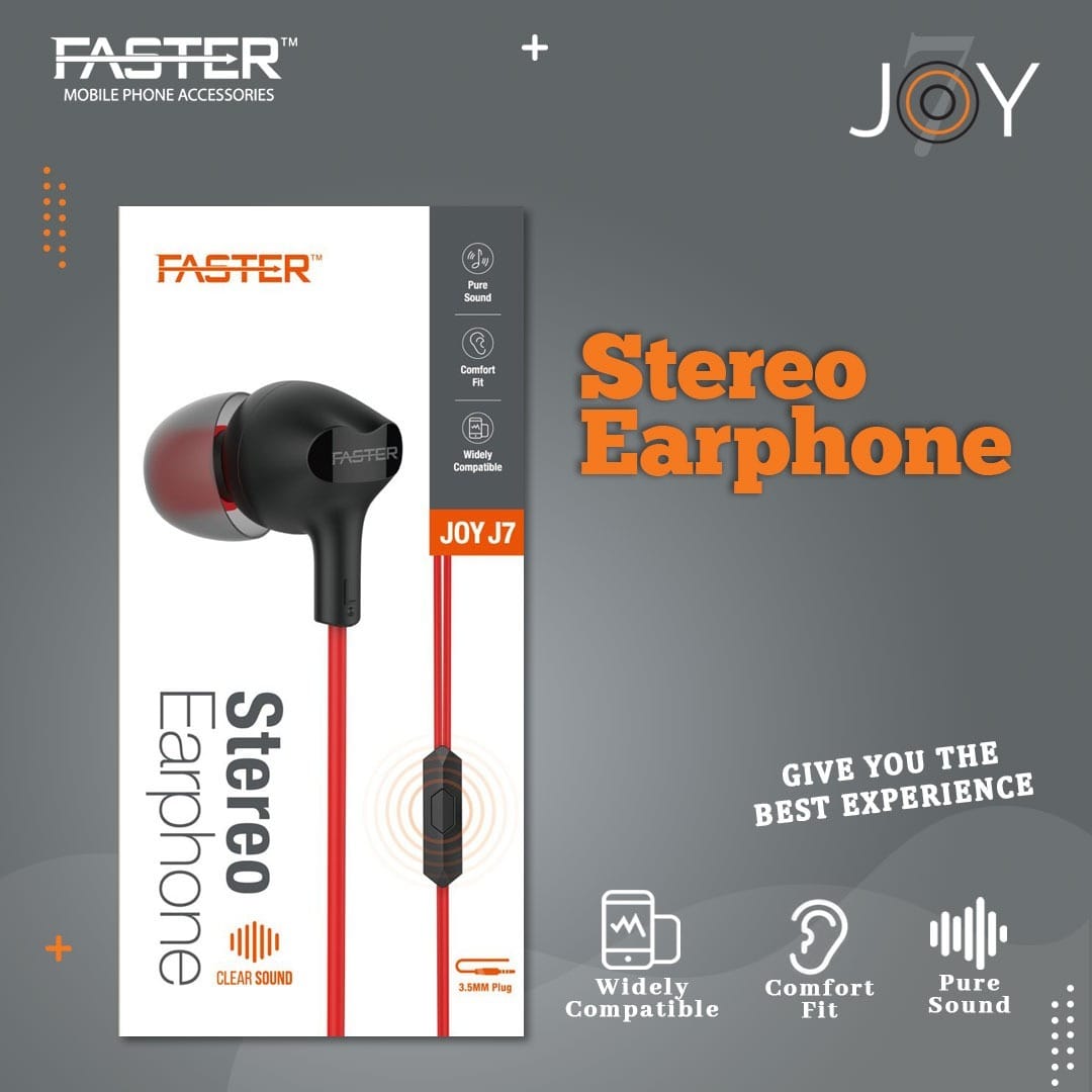 Faster Joy/J7 Durable Handsfree | Clear Sound