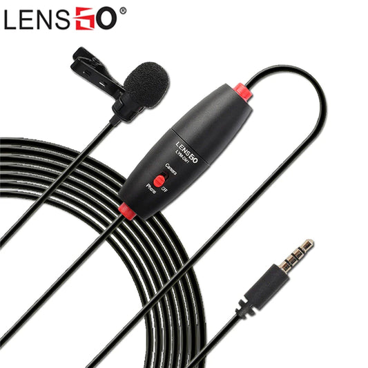 LensGo LYM-DM1 Lavalier Clip-On Collar Microphone | Original