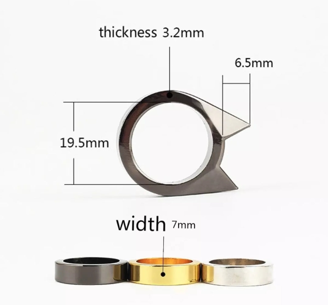 Self Defence / Cat Ears Ring | Diameter: 2cm