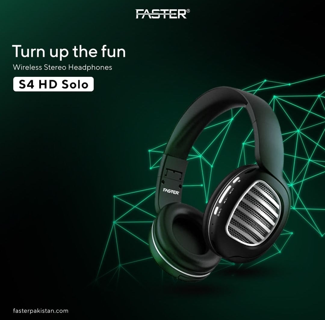Faster Foldable BT Headphones | BT 5.0 | SOLO S4 HD