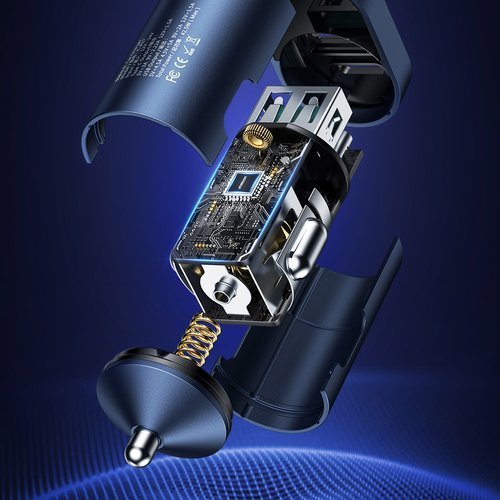 Joyroom 48W Super Fast Car Charger Dual Port + Led Display | C-A17