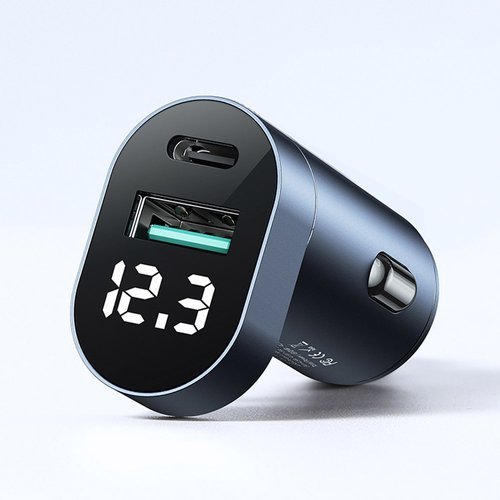 Joyroom 48W Super Fast Car Charger Dual Port + Led Display | C-A17