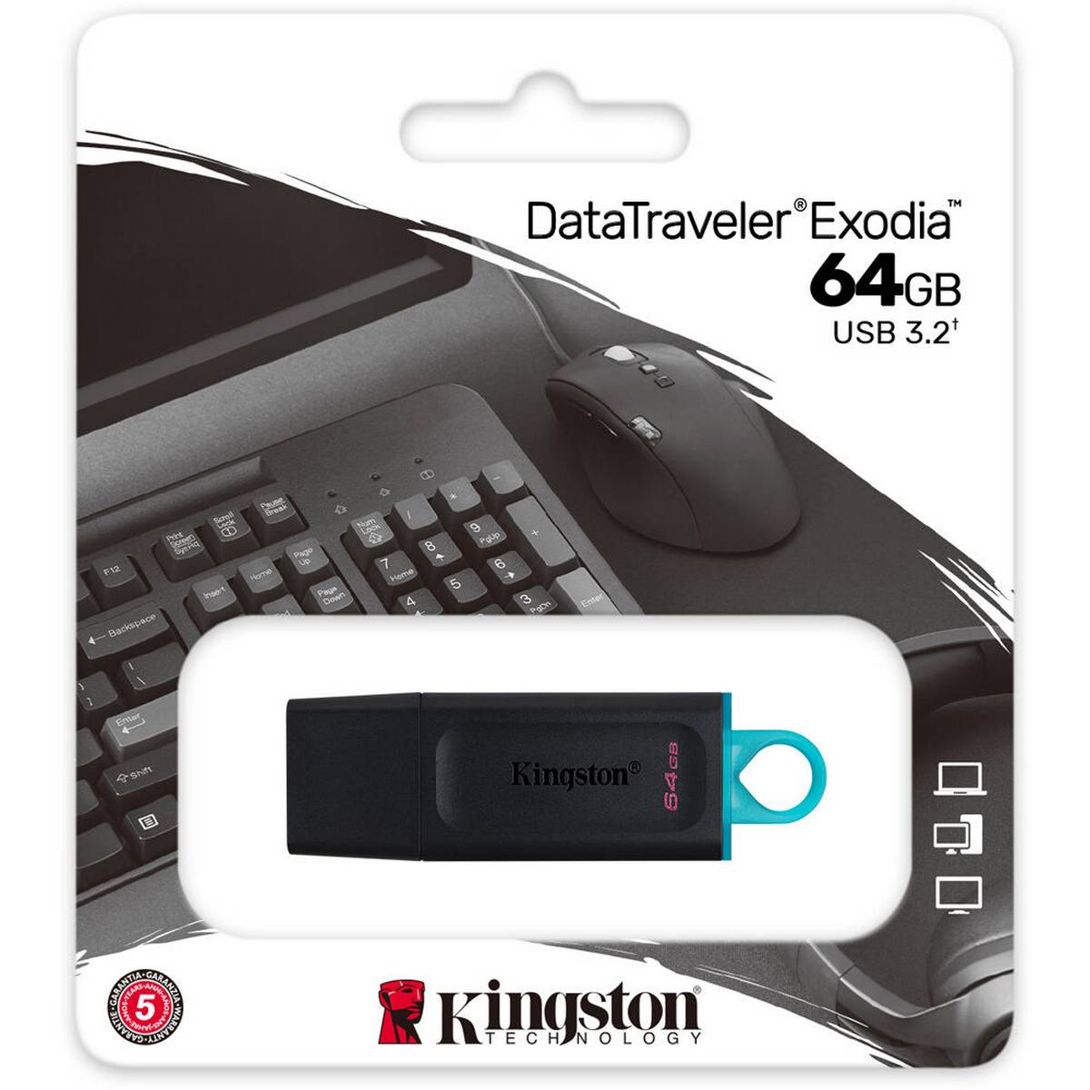 Kingston 64GB Data Traveller Exodia 3.2 | Original