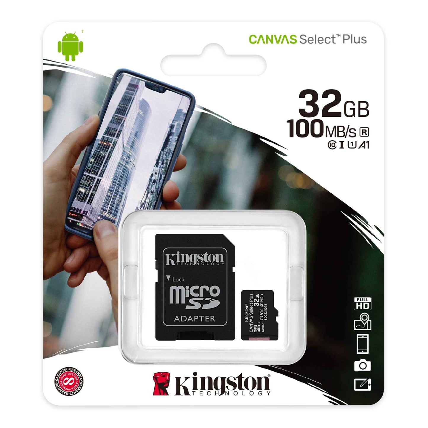 Kingston 32GB Micro SD Card | 100MB/s | Original