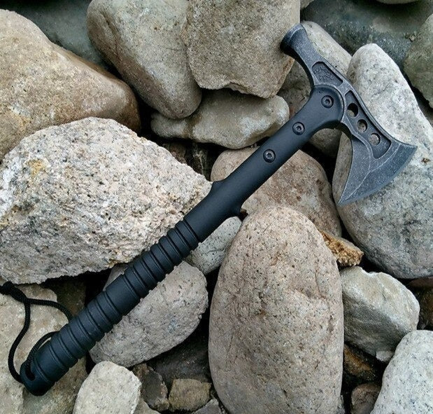 15" Stonewash Hatchet Axe with Sheath