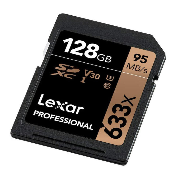 Lexar® 128GB Professional 4K 633x SDXC™ UHS-I SD Card