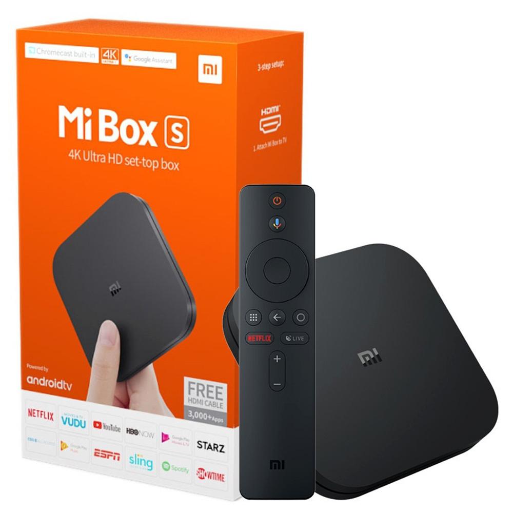 Xiaomi Mi Box S 4K HDR Android TV with Google Assistant Remote