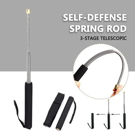 Spring Rod Telescopic Baton Stick | Self Defence Tool