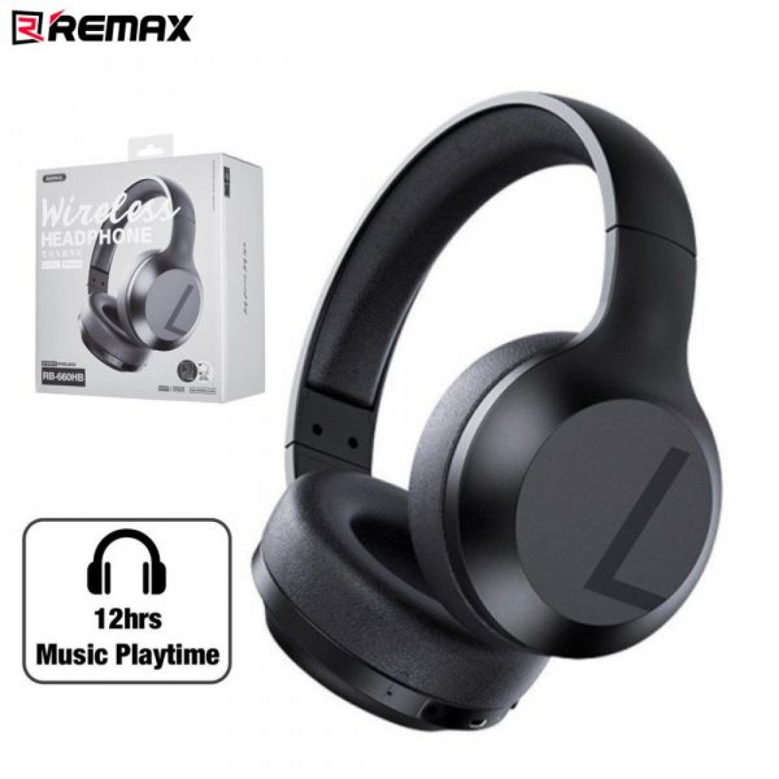 Remax RB-660HB Compact BT Headphones | BT 5.0 | Black Green