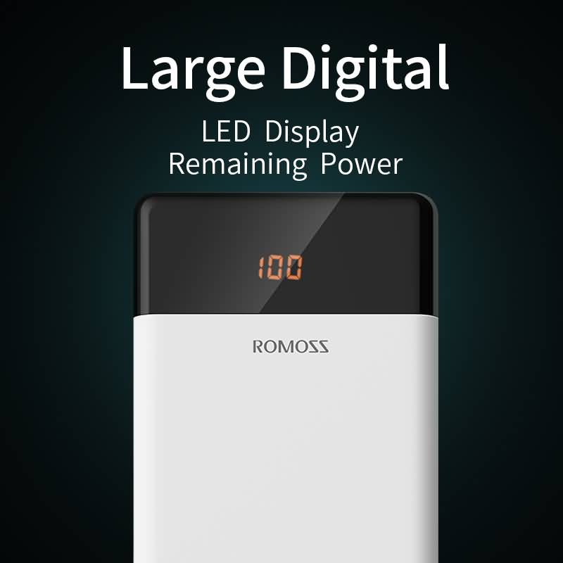 Romoss 18W High Capacity 20000mAh Power Bank | LT20